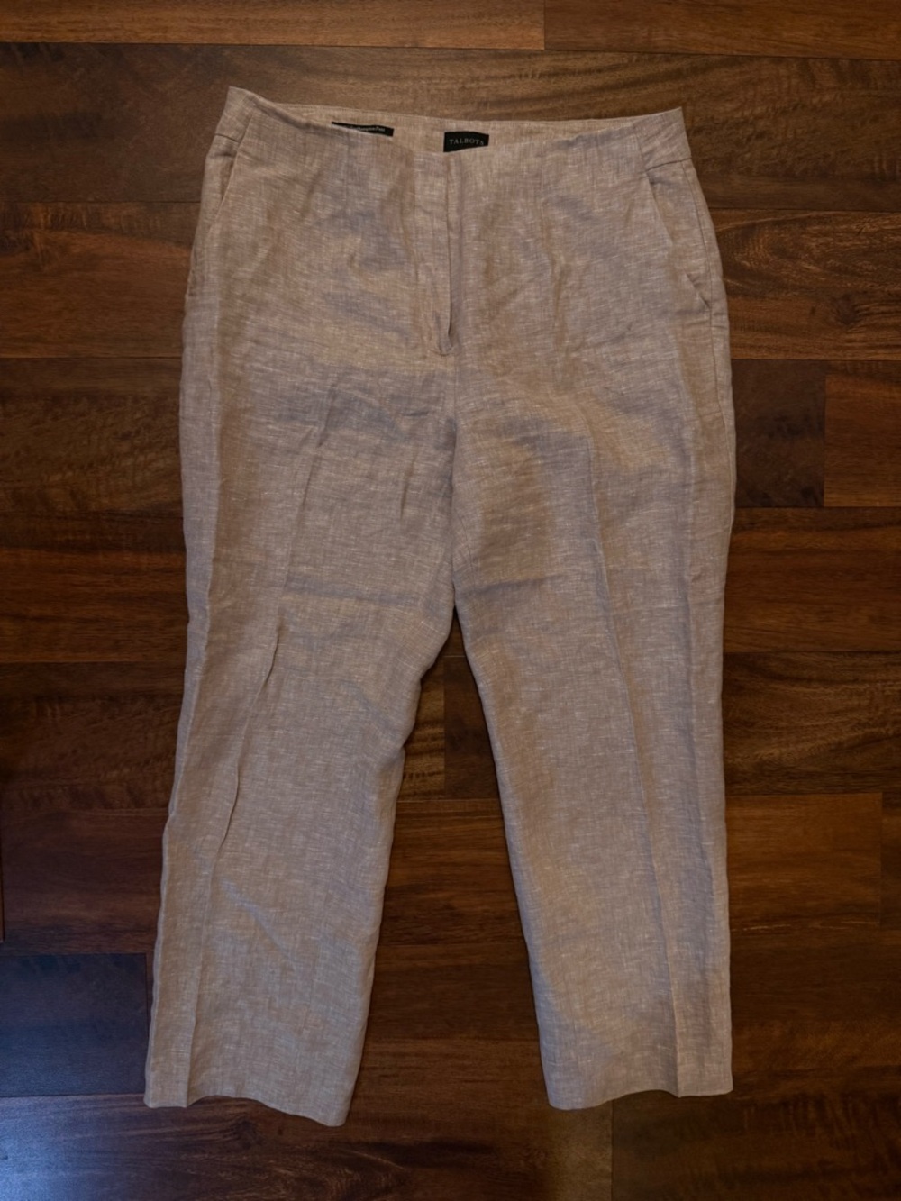 Talbots Southhampton Linen pants Women's size 14P